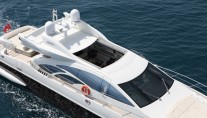 Azimut motor yacht MOSAFA -  View of Sunroof from above